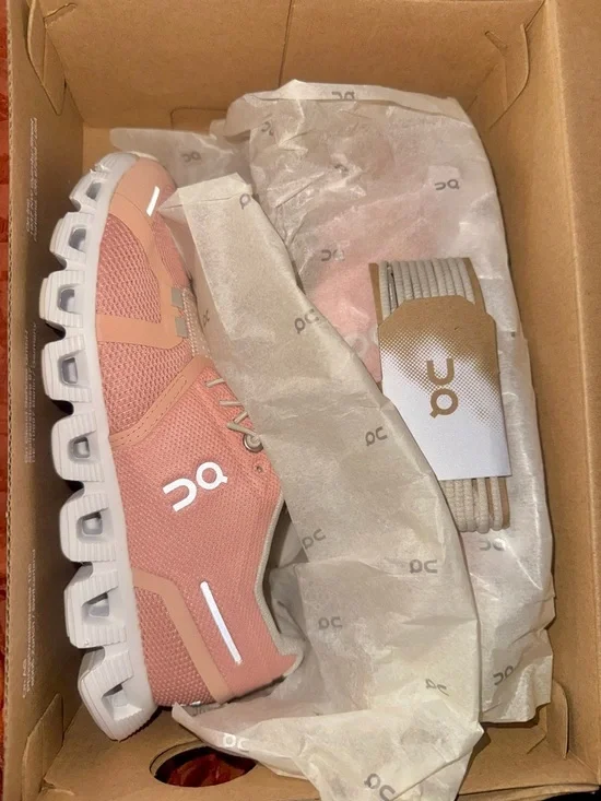 On Running Women’s Pink Cloud Athletic Sneakers - Picture 3 of 4